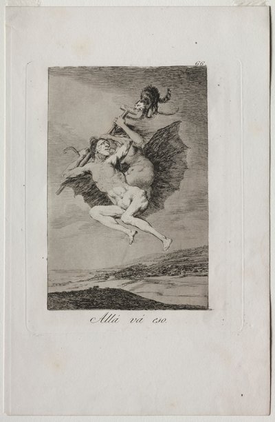 Caprichos: Eccolo che va da Francisco de Goya