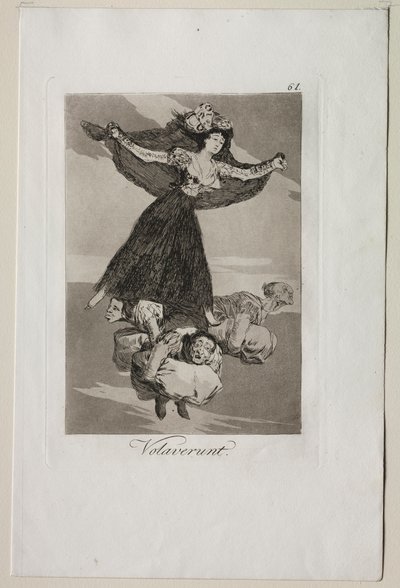 Caprichos: Sono volati via da Francisco de Goya
