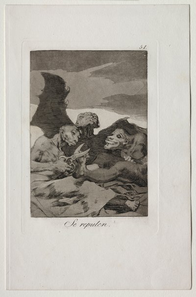 Capricci: Si Abbelliscono da Francisco de Goya