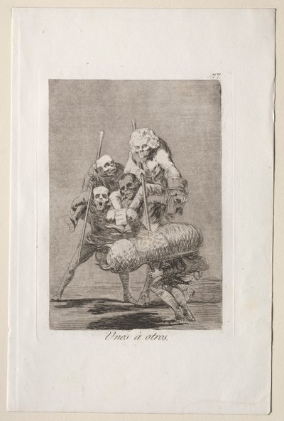 Caprichos: Cosa si fa a un altro da Francisco de Goya