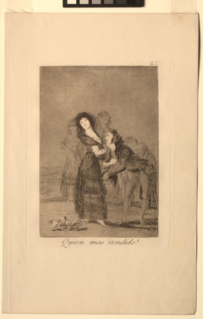 Caprichos: Quale di loro è il più sopraffatto da Francisco de Goya