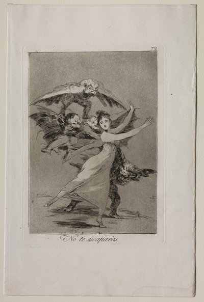 Caprichos: Non scapperai da Francisco de Goya