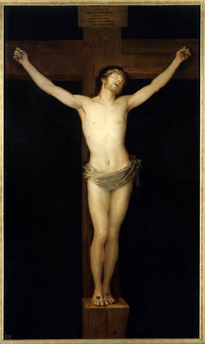 Cristo crocifisso Dipinto di Francisco de Goya (1746-1828) XIX secolo da Francisco de Goya