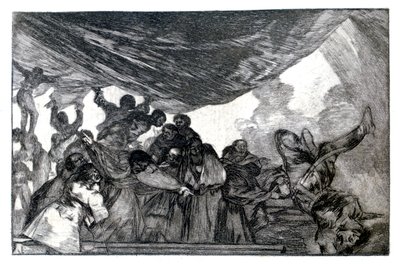 Chiara fantasia, 1819-1823 da Francisco de Goya