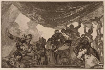 “Clear Folly” (Disparate claro), dalla serie “Los Disparates” da Francisco de Goya
