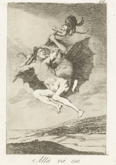 Là vanno da Francisco de Goya