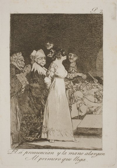 Dicono sì e si sposano con il primo che capita da Francisco de Goya