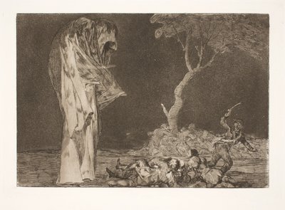 La paura sciocca (Non perdere la reputazione a causa della paura) da Francisco de Goya