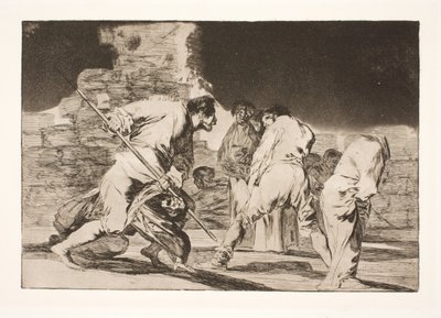 La rabbia sciocca (È incredibile - e siamo stati creati da Dio) da Francisco de Goya