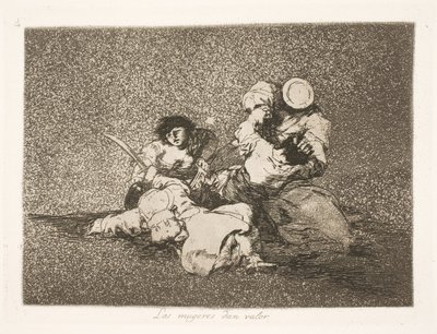 Sono le Donne che Danno Coraggio (4) da Francisco de Goya