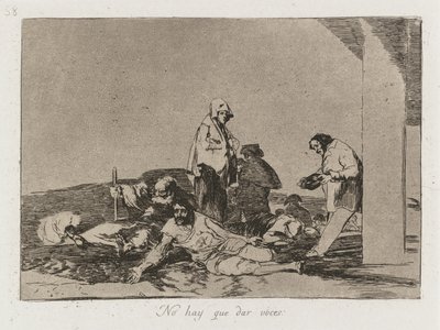 Disastri della guerra: Tav. 58, È inutile gridare da Francisco de Goya