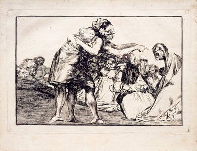 Follia Disordinata dalla serie Los Disparates Follies, 1815-1819 da Francisco de Goya