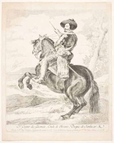 Don Gaspar de Guzman, conte di Olivares da Francisco de Goya