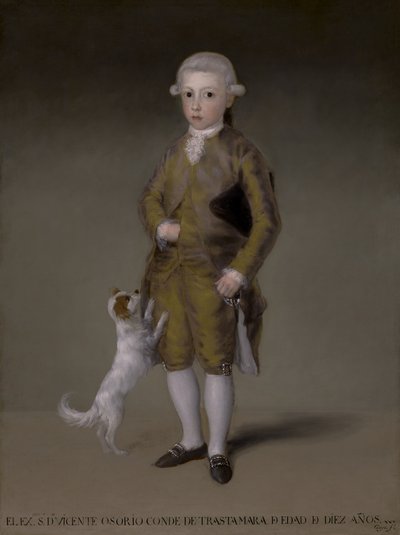 Don Vicente Isabel Osorio de Moscoso y Álvarez de Toledo, Conte di Trastámara da Francisco de Goya