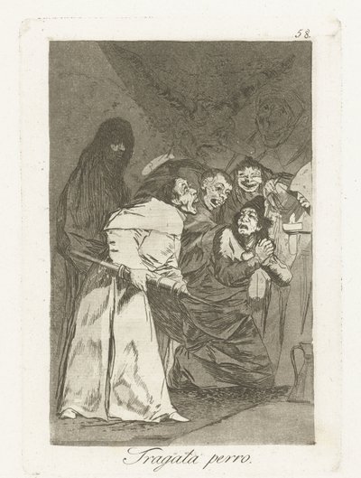 Ingoiare, cane da Francisco de Goya