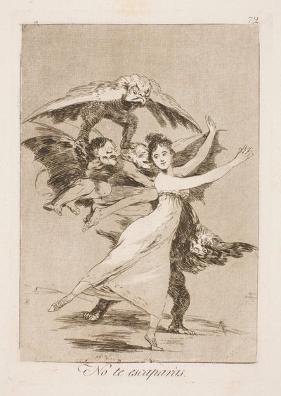 Non sfuggirai a noi da Francisco de Goya