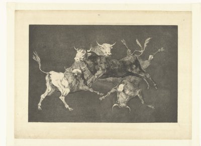 Follia dei piccoli tori da Francisco de Goya