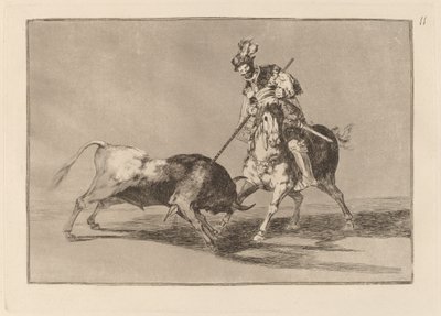 Il Cid Campeador lancia un altro toro da Francisco de Goya