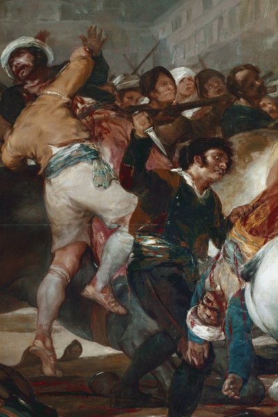 Il 2 maggio o La carica dei Mamelucchi (dettaglio) da Francisco de Goya