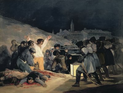 Esecuzione dei difensori di Madrid, 3 maggio 1808, 1814 da Francisco de Goya