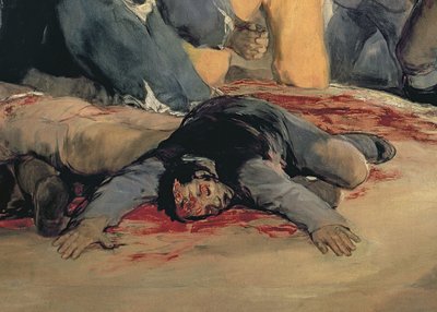 Fucilazione dei difensori di Madrid, 3 maggio 1808, 1814 (dettaglio) da Francisco de Goya