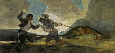 Duello con bastoni da Francisco de Goya
