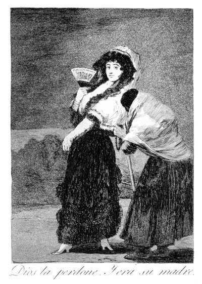 Dio la perdoni, era sua madre da Francisco de Goya
