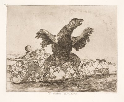 Il grifone (76) da Francisco de Goya