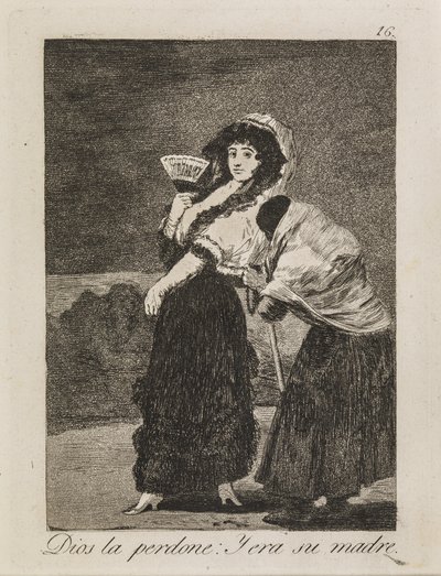 Dio la perdoni: La mendicante era sua madre da Francisco de Goya