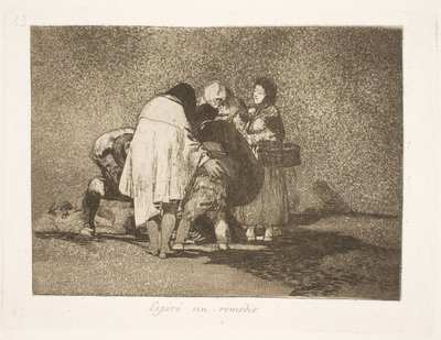 Morì, senza che si potesse aiutarlo (53) da Francisco de Goya