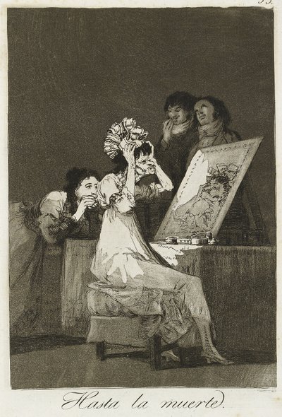 Hasta la muerte, 1799 da Francisco de Goya