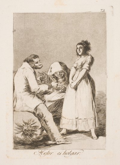 Meglio oziare da Francisco de Goya