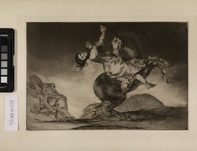 Il rapitore di cavalli (Una donna e un cavallo, lascia che un altro li domi) da Francisco de Goya
