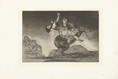 Il cavallo rapitore da Francisco de Goya