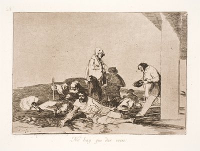 A cosa serve lamentarsi (58) da Francisco de Goya