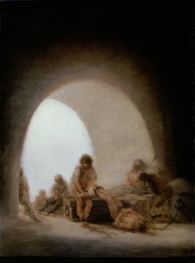 Interno della Prigione, 1793-94 da Francisco de Goya
