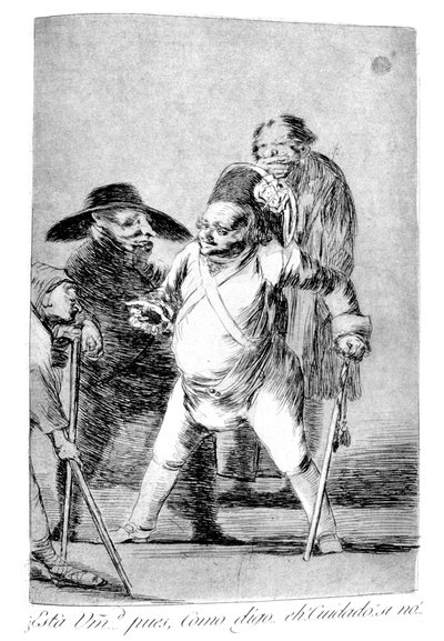 È questa la vostra Eccellenza, 1799 da Francisco de Goya