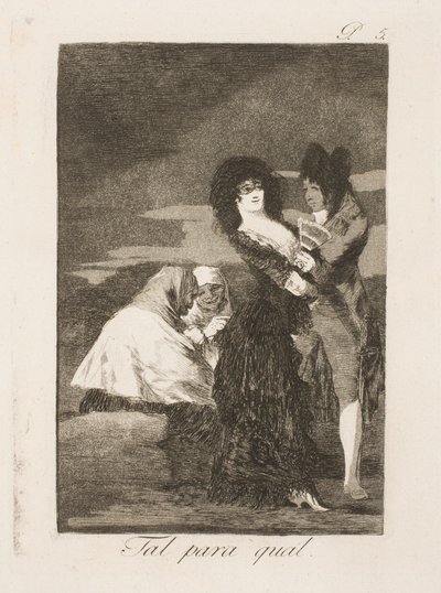 Krage cerca compagno da Francisco de Goya