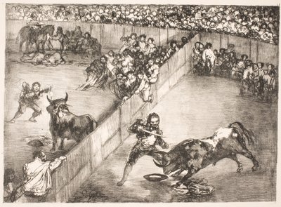 La Divisione della Piazza [Corrida in arena divisa] da Francisco de Goya