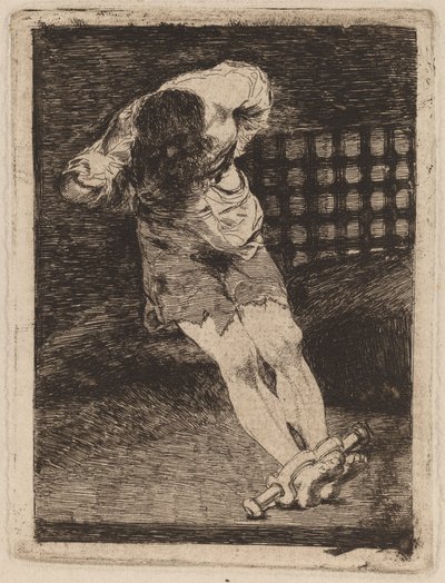 La custodia di un criminale non richiede tortura da Francisco de Goya