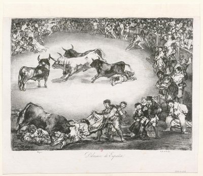 [I tori di Bordeaux: Divertimento spagnolo] da Francisco de Goya