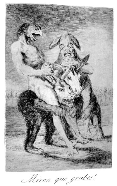 Guarda quanto sono solenni!, 1799 da Francisco de Goya