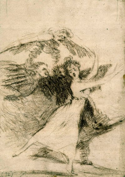 "Los Caprichos": Non sfuggirai (No te escaparás) da Francisco de Goya