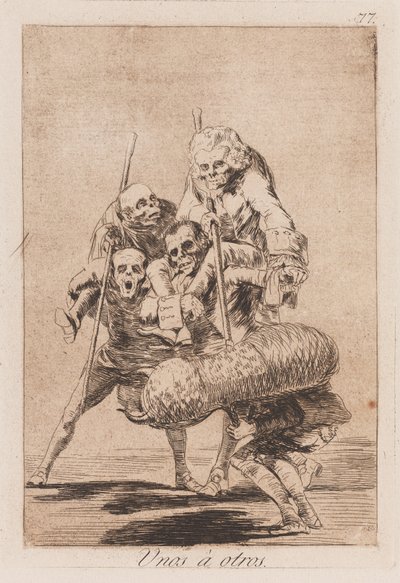Finta Corrida, fine XVIII-inizio XIX secolo da Francisco de Goya