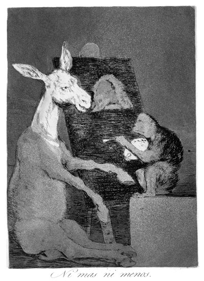 Né più né meno, 1799 da Francisco de Goya