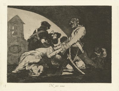 Ni por esas (Neanche Queste) da Francisco de Goya