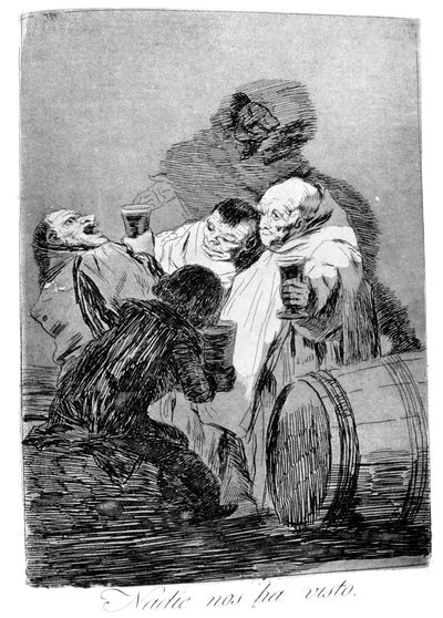 Nessuno ci ha visti, 1799 da Francisco de Goya