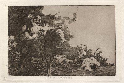 Non si convengono da Francisco de Goya