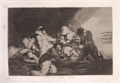Non si può guardare da Francisco de Goya