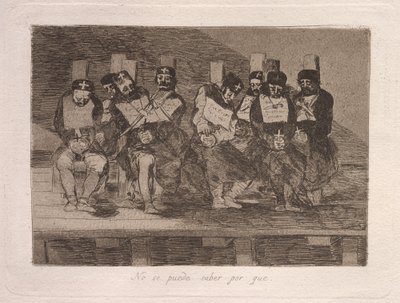 Non si può sapere perché da Francisco de Goya
